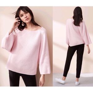 Lou & Grey cashmere infused dolman sweater